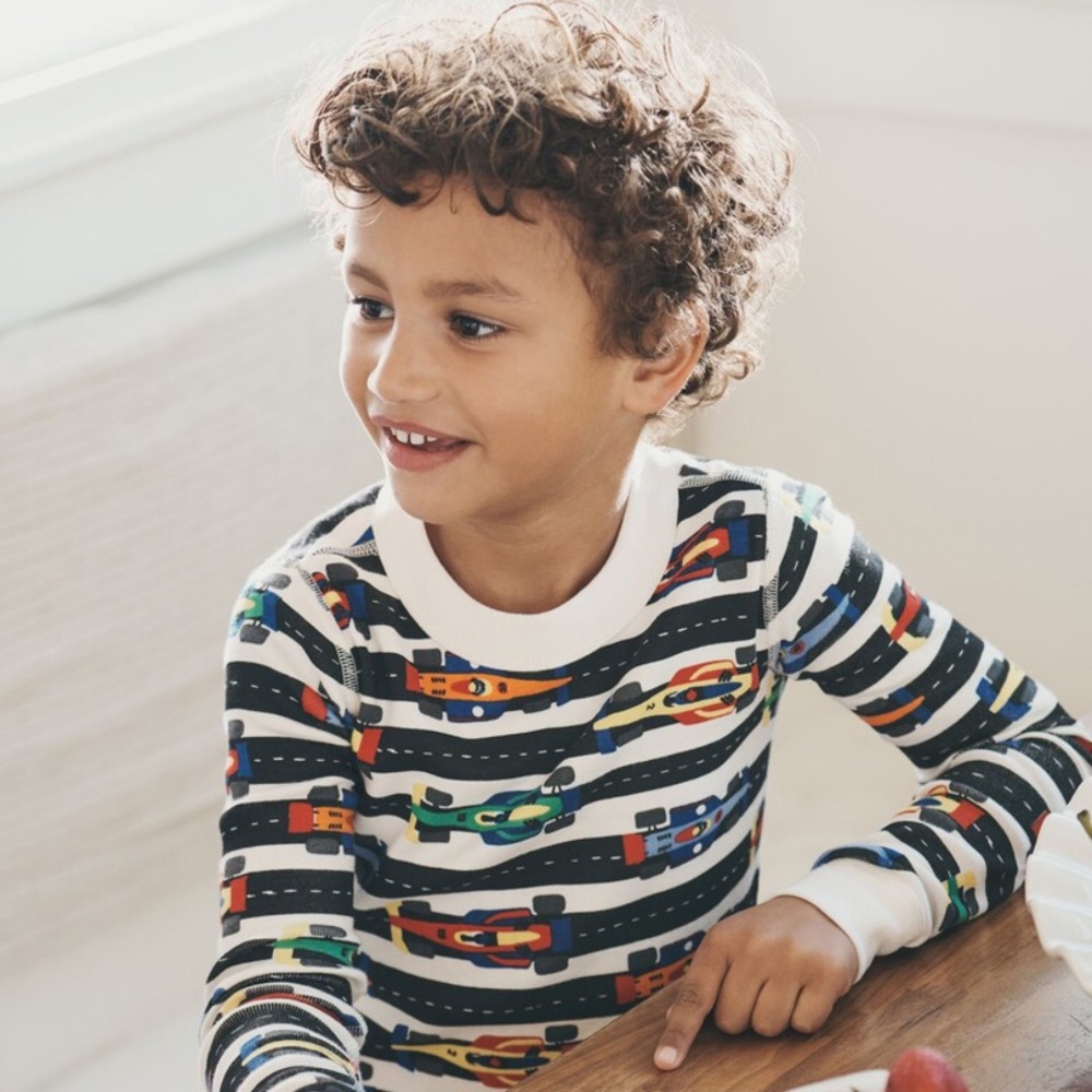 Hanna Andersson • Race Day • Pajama Top • Organic Cotton • Size 14-16  • BN